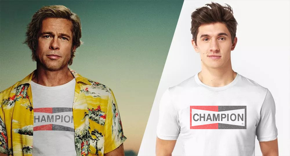 champion shirt brad pitt