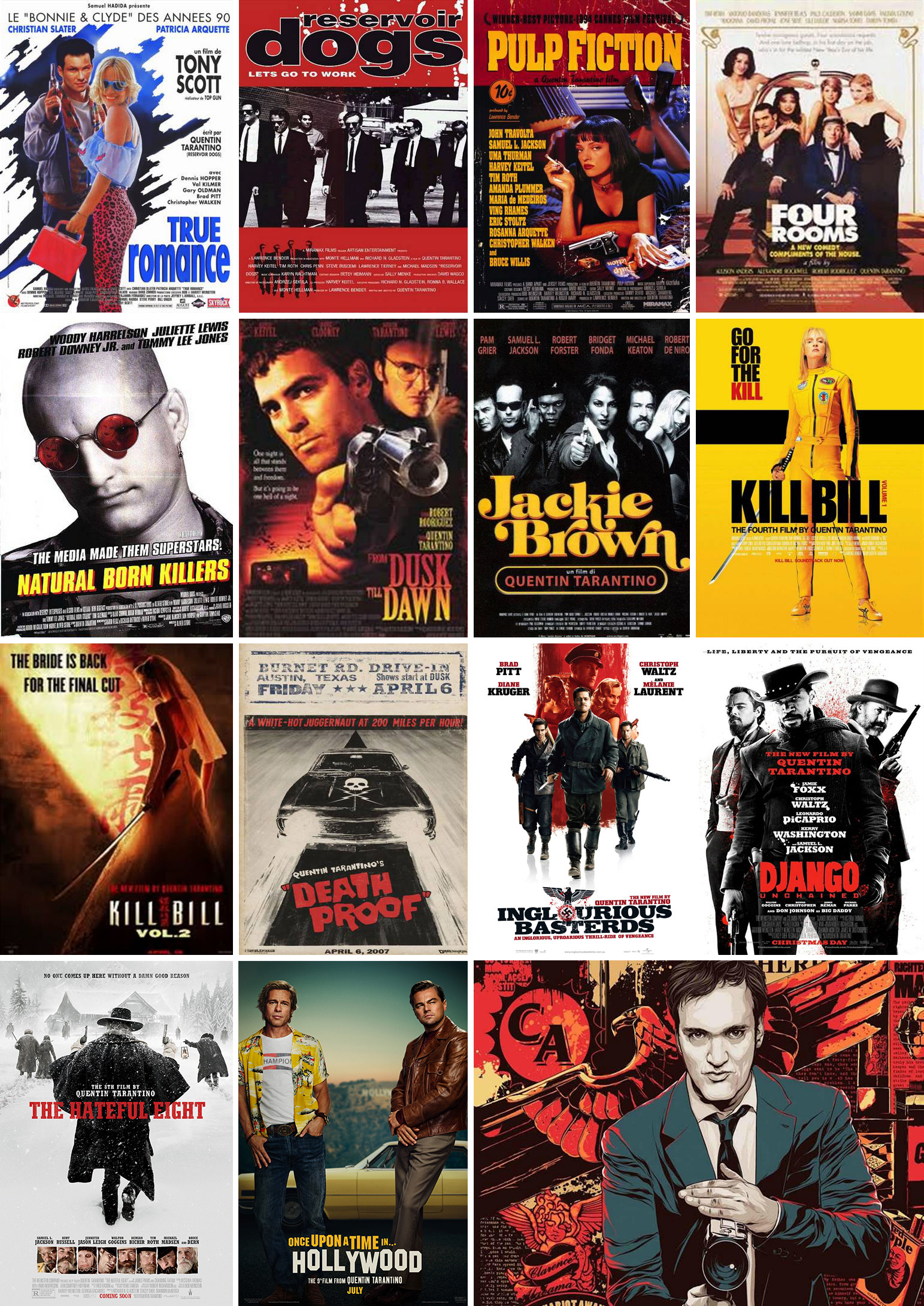 Filmography Quentin Tarantino Fan Club