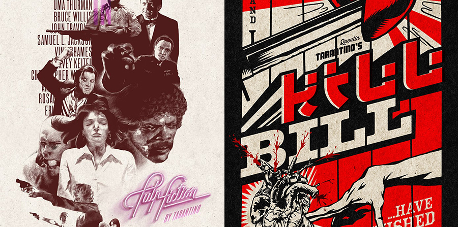 Alternative Quentin Tarantino's movies posters
