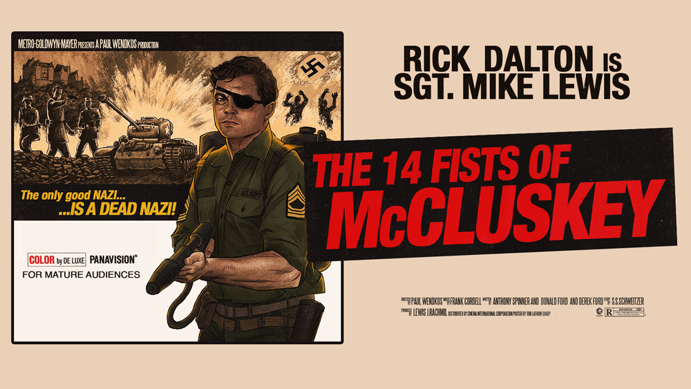 The 14 Fists of McCluskey starring Rick Dalton - 1968
