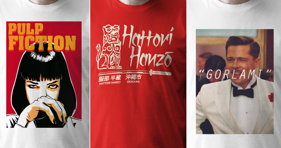 The coolest Tarantino movies inspired T-shirts
