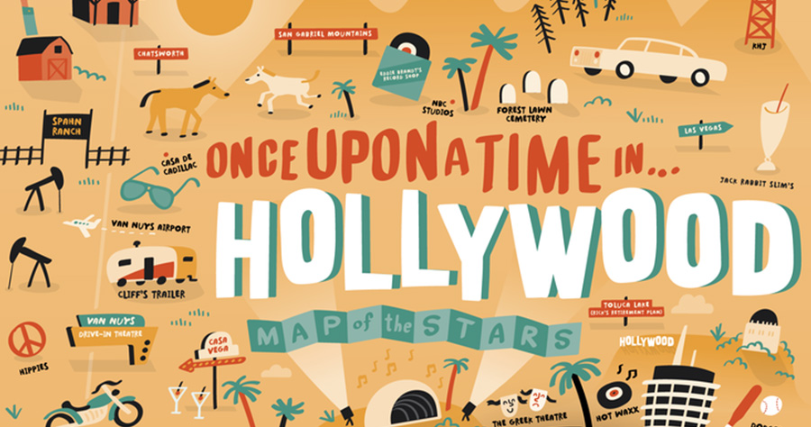 Once Upon a Time in... Hollywood - Los Angeles Poster
