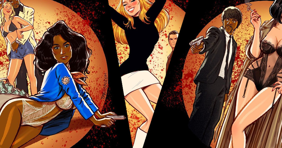 Quentin Tarantino's movies Pin-up girls