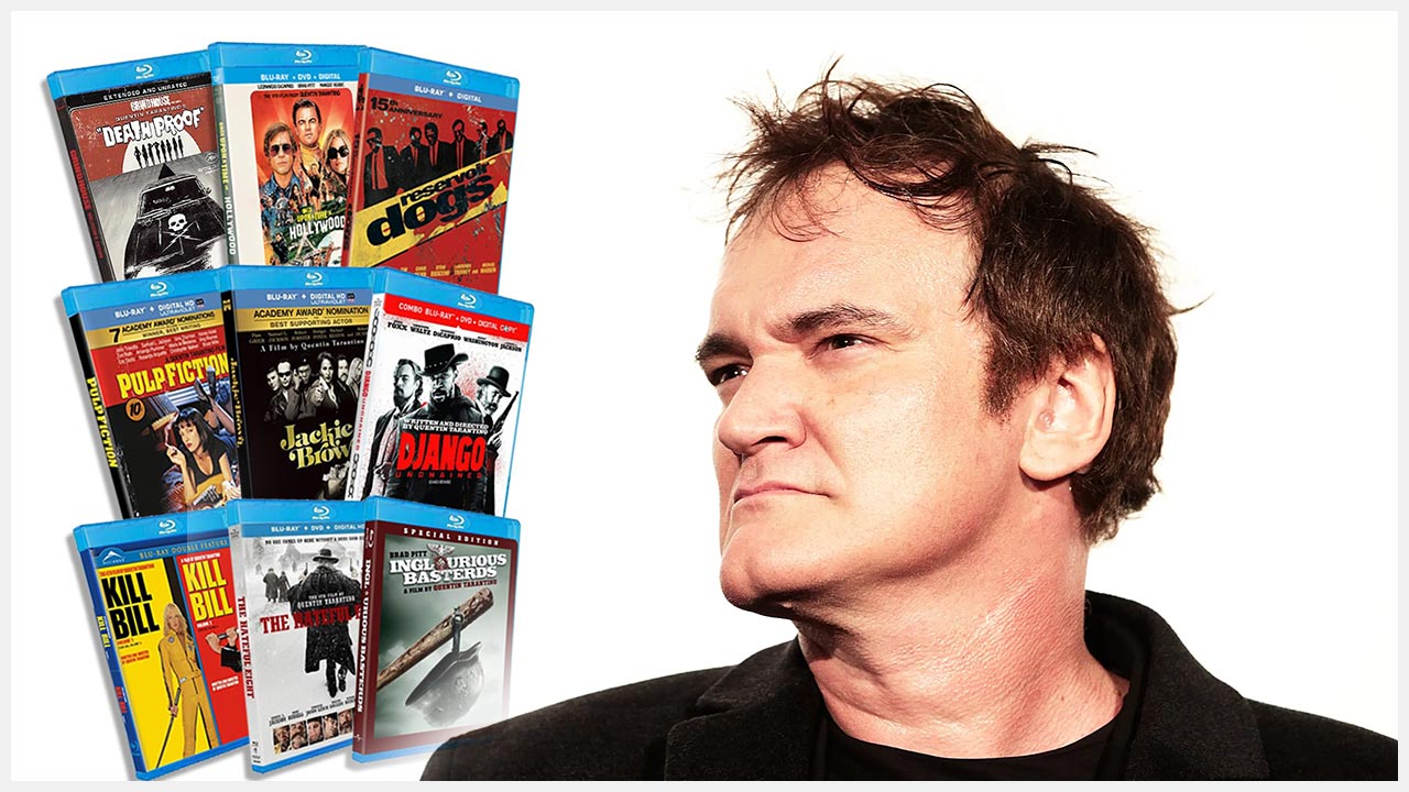 Quentin Tarantino movies on Blu-ray, DVD & box set