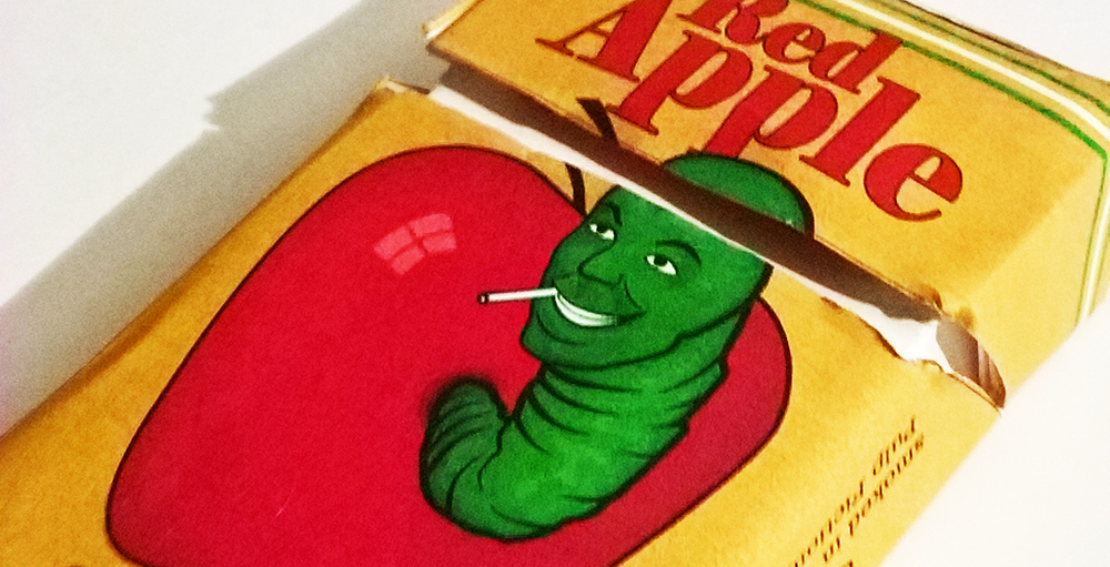 Make your own Red Apple cigarettes pack