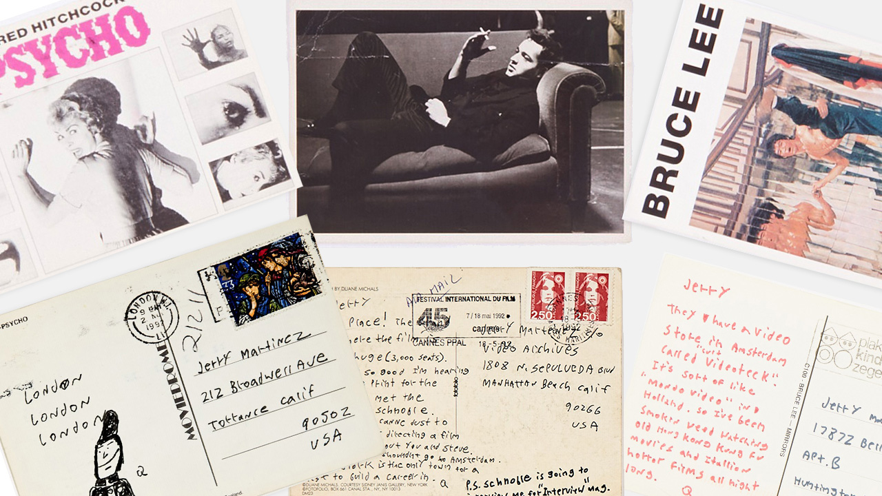 Postcards sent from Quentin Tarantino